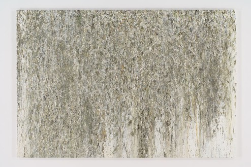 丹·科伦，无题，2008布面油画，96 × 128英寸(243.8 × 325.1厘米)©丹·科伦