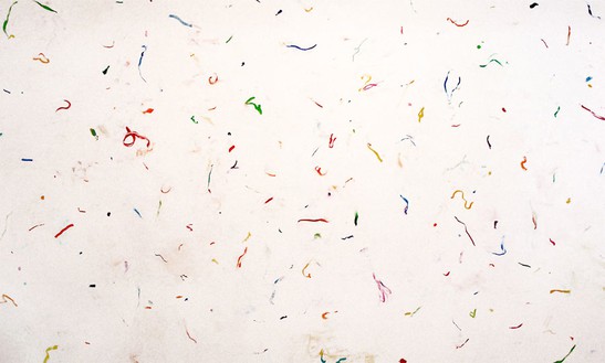 丹·科伦，《虚无与万物之间的空间》，2010布面油画，131 × 218英寸(332.7 × 553.7厘米)©丹·科伦