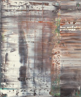 Gerhard Richter, Abstraktes Bild(抽象画)，1990布面油画，48⅛× 40¼英寸(122 × 102厘米)©Gerhard Richter