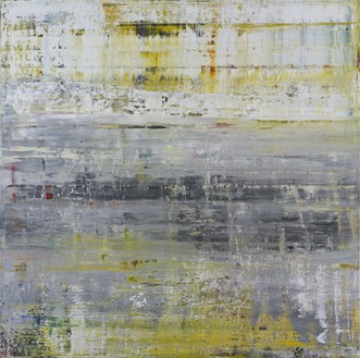 格哈德·里希特，笼子2,2006布面油画，118⅛× 118英寸(300 × 300厘米)©格哈德·里希特
