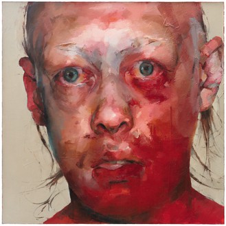 珍妮·萨维尔，图11.26,1996-97布面油画，60 × 60英寸(152.5 × 152.5厘米)©珍妮·萨维尔