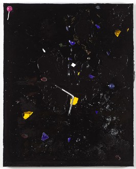 皮耶罗·戈利亚，星座绘画#8,2011树脂和碎片，60 × 48 × 10英寸(152.4 × 121.9 × 25.4厘米)摄影:约书亚·怀特