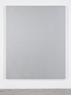 鲁道夫·斯廷杰尔，无题，2008亚麻上的油彩，83 × 67英寸(210.8 × 170.2厘米)©鲁道夫·斯廷杰尔