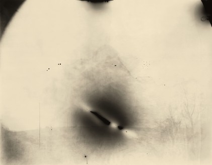 莎莉·曼恩，乔治亚州，无题(黑点)，1996茶色明胶银印花，40 × 50英寸(101.6 × 127厘米)，10版©莎莉·曼恩