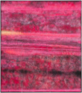 Sterling Ruby, SP288, 2014合成画布喷漆，96 × 84英寸(243.8 × 213.4厘米)©Sterling Ruby