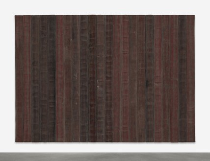 Theaster Gates, the Flag for Least of Them, 2018退役消防软管，59 × 84⅝英寸(152 × 215厘米)©Theaster Gates