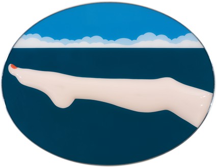 Tom Wesselmann，海景#10,1966，用gripflex涂漆的模制有机玻璃，44½× 58½× 1¾英寸(113 × 148.6 × 4.4厘米)©The Estate of Tom Wesselmann/ ARS/VAGA，纽约授权