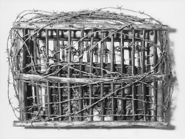 Richard Serra，动物园笼子III, 1966(细节)©Richard Serra/艺术家权利协会(ARS)，纽约。图片来源:罗马Salita画廊