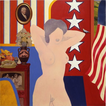 汤姆·韦塞尔曼，伟大的美国裸体#34,1962©汤姆·韦塞尔曼遗产/由ARS/VAGA，纽约授权
