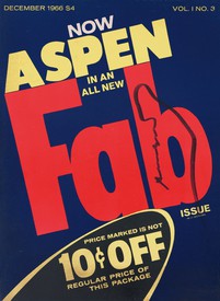 安迪·沃霍尔为《阿斯彭》杂志设计的封面。3.