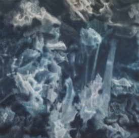 Y.Z. Kami，夜画I(献给威廉·布莱克)，2017-18，亚麻布面油画，99 × 99英寸(251.5 × 251.5厘米)©Y.Z. Kami。图片:Rob McKeever
